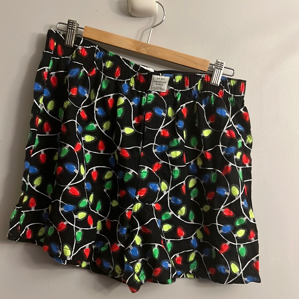 American Eagle Outfitters Festive Light Pattern Boxers